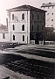 La stazione della Padova Piazzola nei pressi del passaggio a livello di via eremitano e il cavalcavia (Alessandro Brescia)